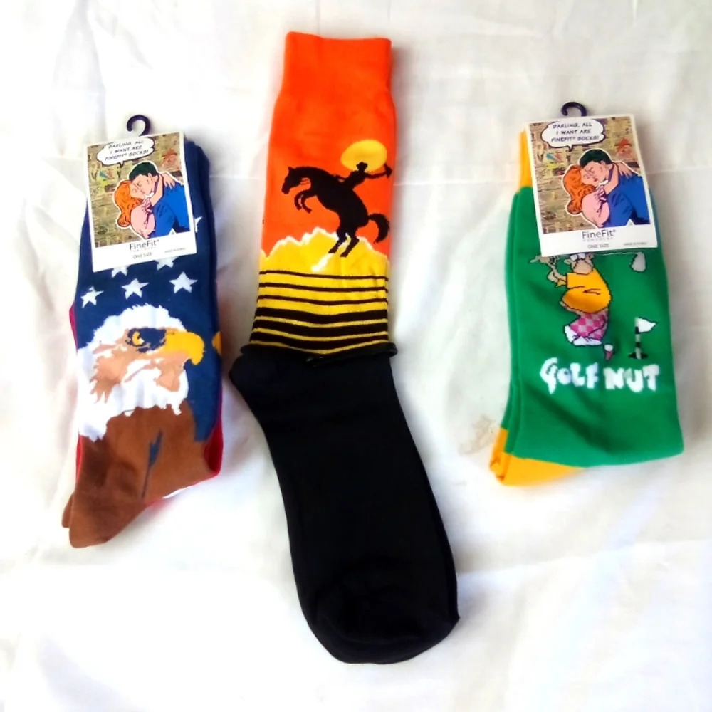 Fine Fit set of 3 socks  ( bag Z )